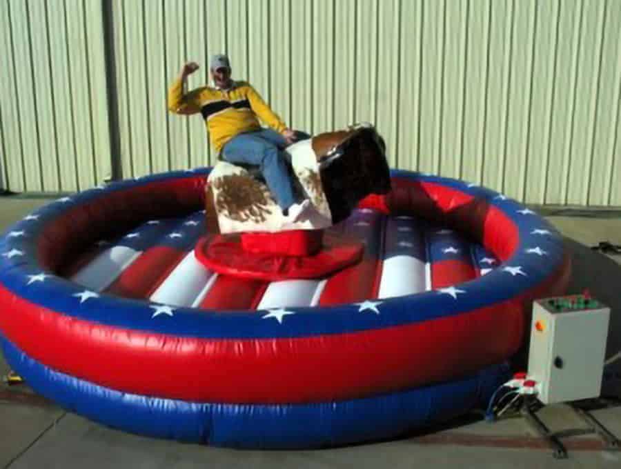 Mechanical Bull- USA Red, White, and Blue