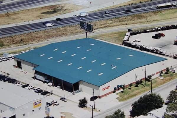 Texas Sumo - Aerial View of Bldg off I-635