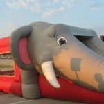 elephant--bounce-house-slide