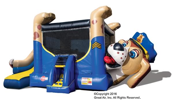 police dog - bouncer with slide